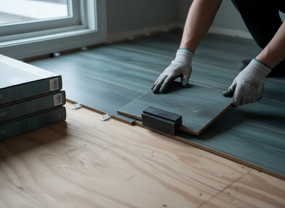Luxury Vinyl Plank Installation company in Lequire, OK